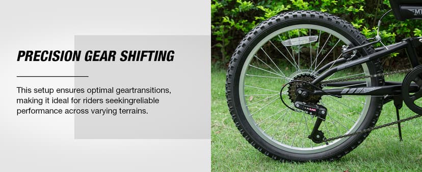 WEIZE Kids Mountain Bike, 20 24 inch Kids' Bicycles for 6-14 Years Old Boys Girls with Dual Full Suspension, 6 Speeds Drivetrain, High-Carbon Steel Frame, Ideal for Young Riders and Adventurers