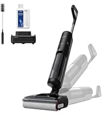 DREAME H12 PRO Vacuum Mop, Wet Dry Vacuum Cleaner for Hard Floor, Vacuum and Mop at The Same Time for Wet & Dry Messes, Auto Self-Cleaning, Edge to Edge Cleaning with Hot Air Drying