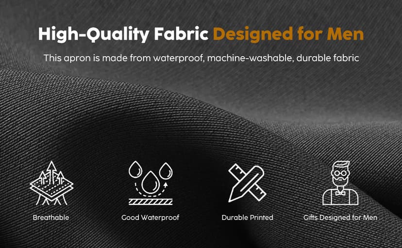 JDNFYGX Gifts for Men Dad Husband Boyfriend Brother, Funny Gifts for Him - Fathers Day, Birthday, Valentines Day, Grilling Gifts for Men, Cooking BBQ Grilling Aprons Gifts for Dad Him, Chef Gifts