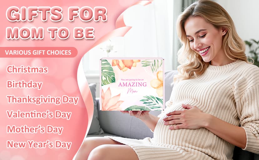 Pregnancy Gifts for Expecting Moms Thoughtful Gifts for New Moms Gift Basket for Mom To Be Gift for Pregnant Women Friend Pregnancy Announcement Presents for First Time Mom, New Mama, Mommy To Be B0FQN373G5