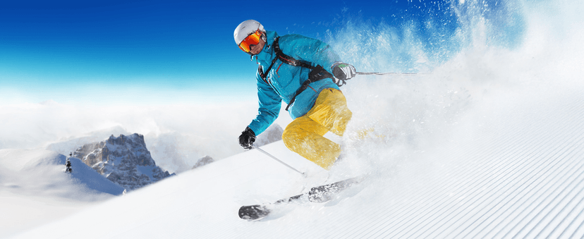 OutdoorMaster Update Ski Helmet Headphones, True Wireless Bluetooth with Storage Case, Drop-in HD Speaker Chip Compatible with Audio Ready Snowboard Helmets with Built-in Mic - Navy Blue