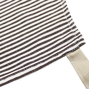 NLUS 2 Pack Kitchen Cooking Aprons, Adjustable Bib Soft Chef Apron with 2 Pockets for Men Women(Black/Brown Stripes) B08F79GXXM