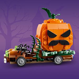 Building Toys for Boys & Girls, Ages 8+, Halloween Decor & Craft, 177 pieces, Gift for Kids LEGO Jack-O'-Lantern Pickup Truck 40822 B0FMPL53NT