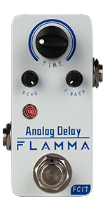 FLAMMA FC05 Mini Modulation Pedal with Chorus Flanger Tremolo Phaser Vibrato Rotary Liquid Autowah Stutter Ring LowBit