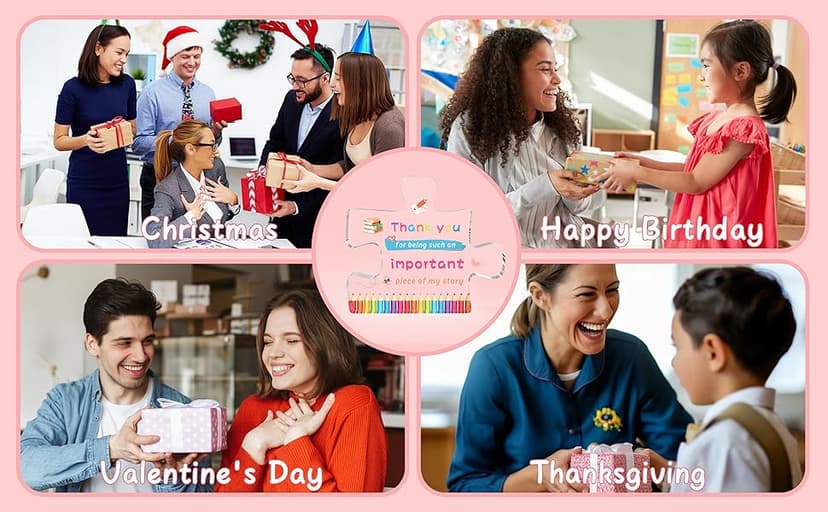 Gifts for Teachers - Teacher Christmas Gift,Teachers Appreciation Gifts for Women,End of Year Thank You Teacher Acrylic Decor Valentines Day Retirement Graduation Birthday Gift