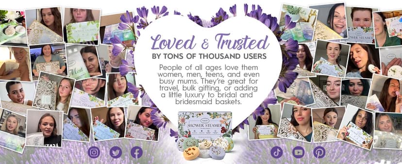 Shower Steamers Aromatherapy BLRIET 8 Pack Gifts for Women, Birthday Christmas White Elephant Gifts Stocking Stuffers for Adults Her Mom Him Home Spa Gym Natural Essential Oil Self Care Relaxation