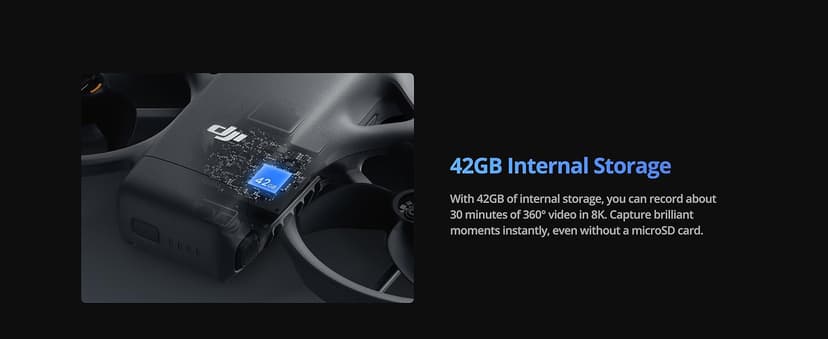 DJI Avata 360 Fly More Combo (RC 2), 360° Drone With 1-Inch 8K 360° Imaging for FPV & Aerial Filming, 360° Camera Drone With Propeller Guard. Includes RC 2 for Precise Control and Three Batteries