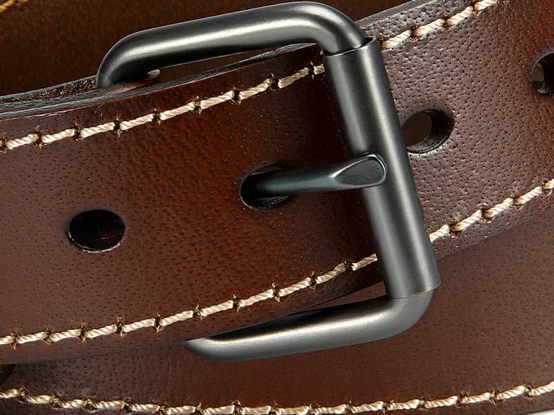 YOETEY Leather Gun Belt for Men - 1.5" Heavy Duty Belt for Work CCW