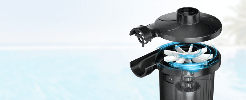 Electric Air Pump for Inflatables,Portable Quick-Fill Air Pump with 3 Nozzles,110-120V, Inflator & Deflator Pumps for Outdoor Camping, Air Mattress Beds,Boats,Inflatable Cushion,Couch,Pool Floats