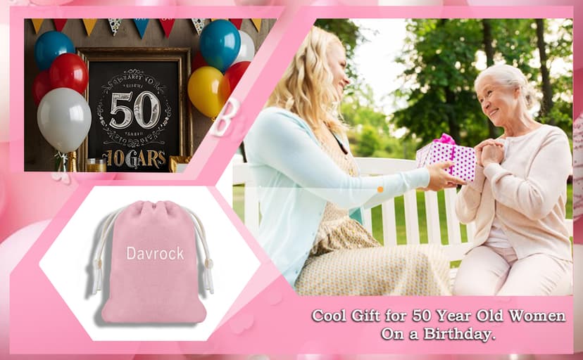 50th Birthday Gifts for Her Him Cool Gifts for 50th Birthday Decorations 50 Year Old Gift for Women Birthday 50 Years Old Gift Present For Turning Happy 50 Birthday Decorations Ideas For Friends