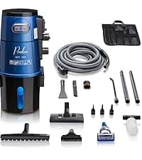Prolux Professional Shop Blue Wall Mounted Garage Vac, Wet Dry Pick Up