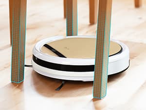 ILIFE V5s Plus Robot Vacuum and Mop Combo with Wi-Fi/App/Alexa, Automatic Self-Charging Robotic Vacuum Cleaner, Slim and Quiet, Cleans Hard Floors Carpets and Pet Hair (V5s Pro Upgrade Version)