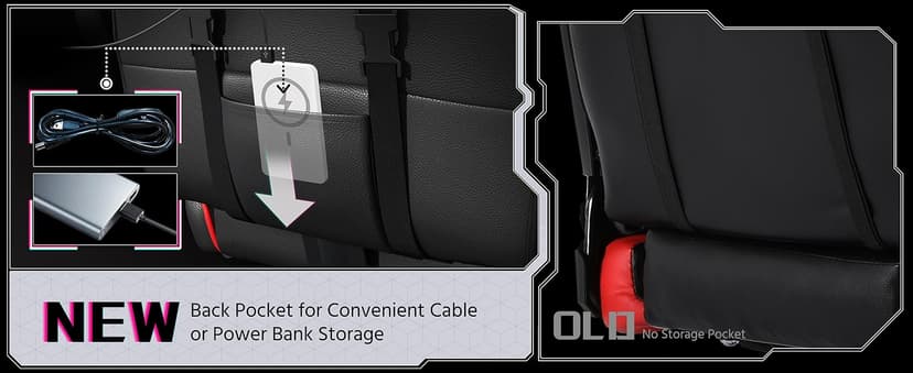 Yaheetech Gaming Chair, Video Game Chair with Massage Lumbar Support and Footrest Height Adjustable Ergonomic Computer Chair with Swivel Seat and Headrest, Black/Red