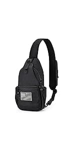 DEYACE Small Sling Bag for Men, Tactical Inspired Waterproof Utility EDC Mini Crossbody Chest Bag for Travel Work Sport