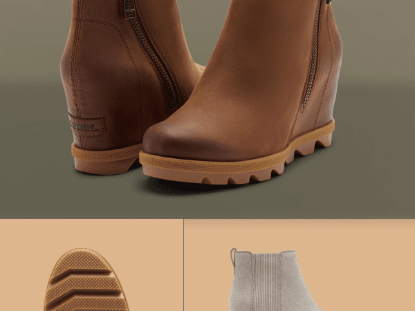 Sorel womens Joan Rhapsody Chelsea Wedge