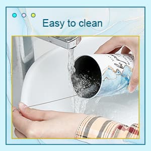 Domensi 6 Pcs Employee Appreciation Gift Set for Women Female Christmas Thank You Gift May You Be Proud 20 oz Rustic Marble Sign Tumbler Makeup Bag Journal for Teacher Nurse Lady Work Business(Blue)