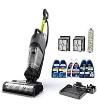 BISSELL® CrossWave® HydroSteam™ Deluxe Wet Dry Vac, Multi-Purpose Vacuum, Wash, and Steam, Formula Included, Green, 3515G