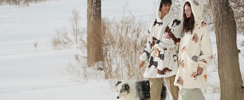 Bedsure Blanket Hoodie, Wearable Blanket for Adults & Kids as Gifts for Women Men, Birthday Gifts for Women Mom Girl Sherpa Oversized Hoodie, Grey, Standard