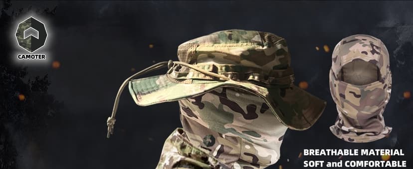 CAMOTER Camo Balaclava Ski Face Mask UV Protector for Man and Women Hunting Fishing Motorcycle Windproof&Military Tactical