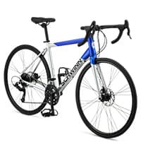 Schwinn Phocus 1.6 Disc Road Bike, 700c Bike for Men and Women, 16-Speed Road Bicycle, Lightweight Aluminum Frame, Alloy Carbon Fork, Disc Brakes, Aerodynamic Riding Position, Bikes for Adults
