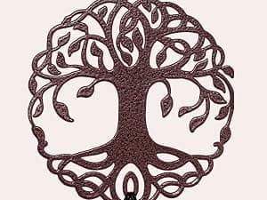 Golden Anniversary Keepsake for Parents, Husband, Wife, Couples, Friends, Tree of Life Wind Chime 37 in Garden Decor SteadStyle 50th Anniversary Wind Chime, Happy 50th Wedding Jubilee Gifts B0FHH4GHX5