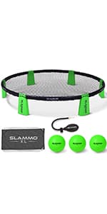 GoSports Slammo Outdoor Game Set - Perfect Holiday Gift For Teens, Kids and Family (Includes 3 Balls, Carrying Case and Rules)