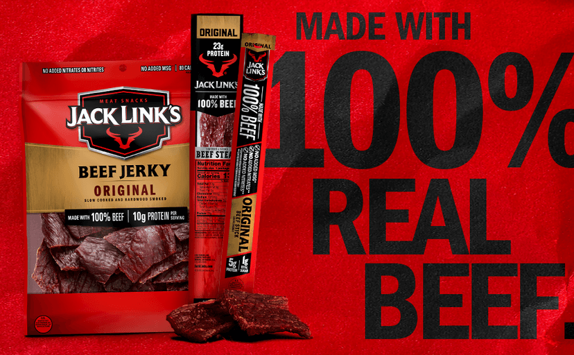 Jack Link's Beef Jerky Gift Basket Variety Pack - Includes Jerky, Meat Sticks, and Beef Steaks, Great Gift for Men, Perfect Hunting Trip Snacks, 15-Piece Assorted Meat Snack Pack
