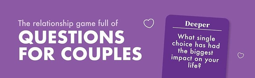 Let's Get Deep by Relatable, A Question Card Game for Couples, Great for Date Night Ideas, Holiday Couples Gifts, and Long Distance Relationship Gifts, Includes 200 Cards to Build Up Intimacy