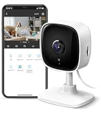 TP-Link Tapo 1080P Indoor Security Camera for Baby Monitor, Dog Camera w/Motion Detection, 2-Way Audio Siren, Night Vision, Cloud & SD Card Storage, Works w/Alexa & Google Home (Tapo C100)