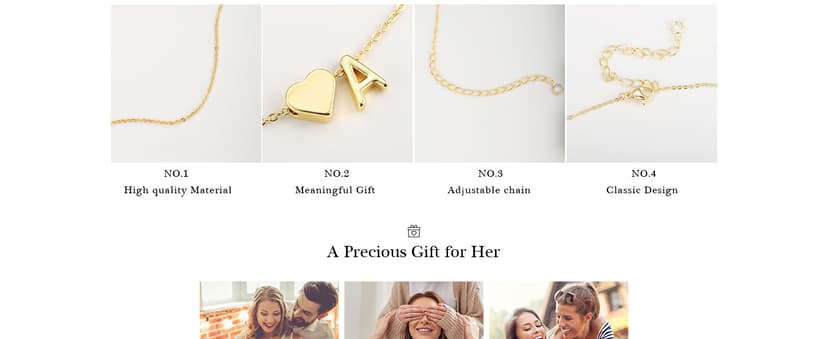 Turandoss Gold Heart Initial Necklace for Women Teen Girls - 18K Gold Plated Letter A-Z Pendant Necklace Dainty Heart Necklaces Tiny Initial Necklaces Birthday Gifts for Women Jewelry