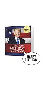 OUR FRIENDLY FOREST Talking Trump Anniversary Card - Authentic Voice Recording - Personal Anniversary Message from Presidential Collection - Includes Envelope
