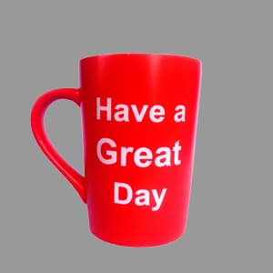 Funny Christmas Gifts Unique Coffee Mugs Have a Great Day Cute Cool Ceramic Cup Black, Best Holiday and Birthday Gag Gifts, 15 Oz