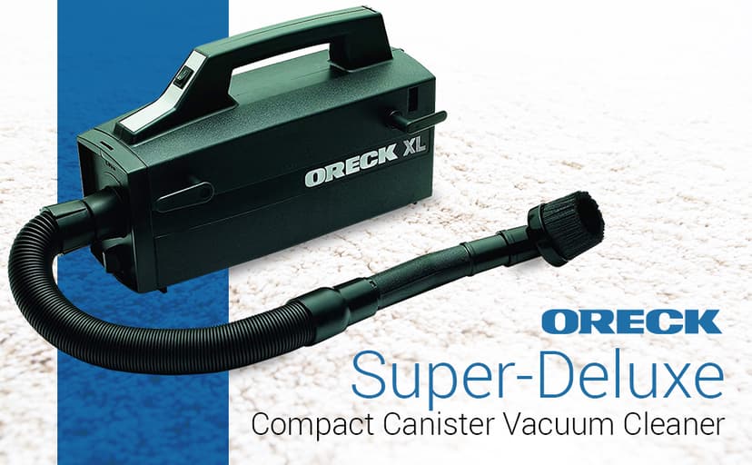 Oreck Super-Deluxe Compact Canister Vacuum Cleaner