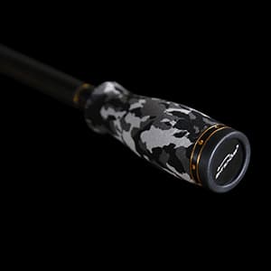 E Series - Camo Legend 2-Piece 7-Feet Casting Rod 24 Ton Carbon Fiber Baitcasting with 2 Tips - Medium and Medium Heavy Portable Bass Fishing Rod Baitcaster
