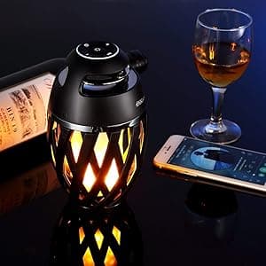 Gifts for Men, Him, Outdoor Bluetooth Speaker, Unique Gifts for Men Him Dad, Wireless Speaker Waterproof with Torch Light, BT5.0 with HD Audio and Enhance Bass, Birthdays Gifts for Men Her Women