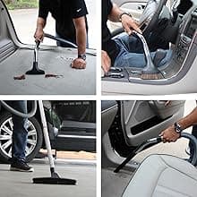 VacuMaid GV50PRO Wall Mounted Garage and Car Vacuum with 50 ft. Hose and Tools.