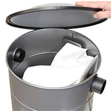 VacuMaid GV50PRO Wall Mounted Garage and Car Vacuum with 50 ft. Hose and Tools.