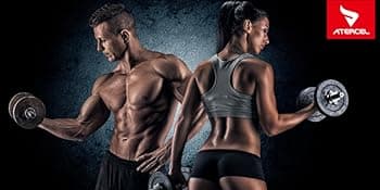 ATERCEL Workout Gloves for Men and Women, Exercise Gloves for Weight Lifting, Cycling, Gym, Training, Breathable and Snug fit