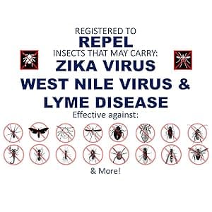 InsectGuard Permethrin Mosquitoes, Ticks and Flies Repellent & Insecticide Pump Spray (6oz)