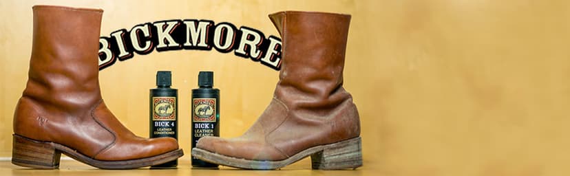Bickmore Bick 4 Leather Conditioner 8 oz - Cleaner & Conditioner - Restore Polish & Protect All Smooth Finished Leathers