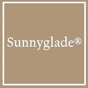 Sunnyglade 7.5' Patio Umbrella Outdoor Table Market Umbrella with Push Button Tilt/Crank, 6 Ribs (Tan)