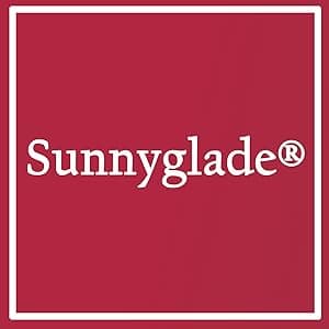 Sunnyglade 9' Patio Umbrella Outdoor Table Umbrella with 8 Sturdy Ribs (Red)