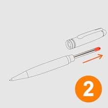 Cambond Ballpoint Pens Bulk Pens - Sliver Metal Pen Nice Luxury Pens for Men Business Office Police Comfortable Writing Twist Retractable 1.0 mm Medium Point Nice Pen, 5 Pack (Silver)