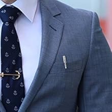 Cambond Ballpoint Pens Bulk Pens - Sliver Metal Pen Nice Luxury Pens for Men Business Office Police Comfortable Writing Twist Retractable 1.0 mm Medium Point Nice Pen, 5 Pack (Silver)