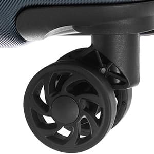 Coolife Expandable Suitcase PC ABS TSA Luggage 3 Piece Set Lock Spinner Carry on (Teal blue)